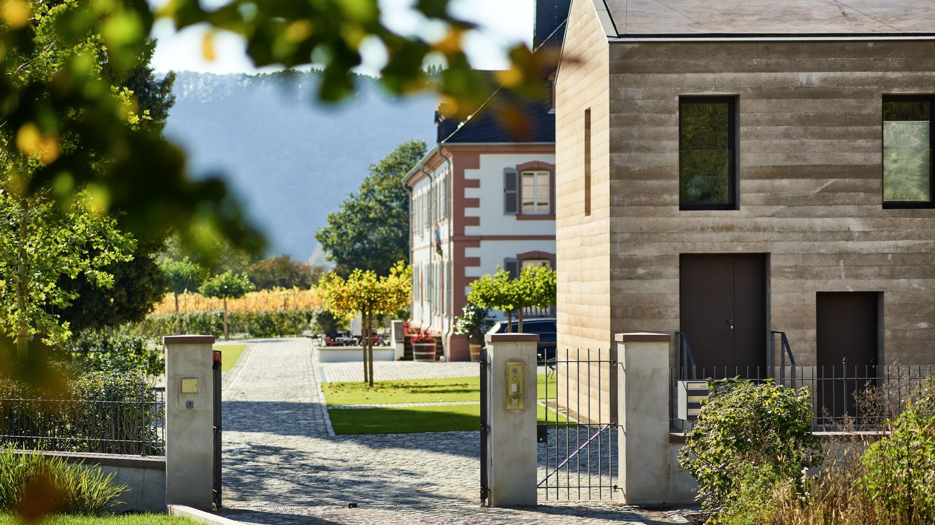 Weinbau und Archi­tektur