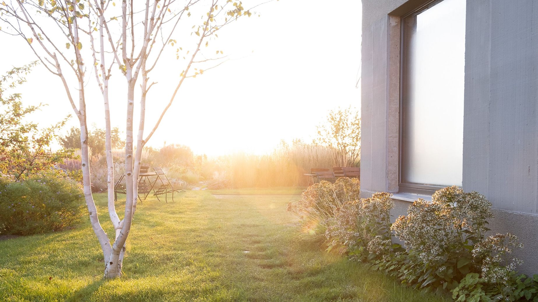 Design, Natur- und Arten­schutz im Feri­enhaus-Garten